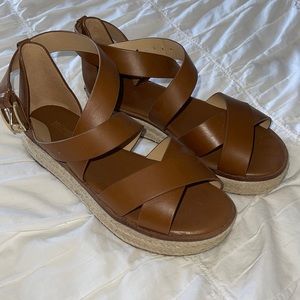 Brown sandals